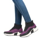 Дамски боти RIEKER N6352-30 лилави