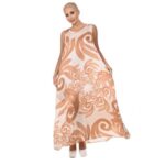 Дълга дамска рокля Yoncy - Image 3