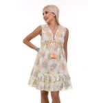 Дамска цветна рокля Yoncy - Image 10