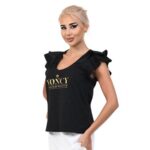 Черна тениска Yoncy - Image 4