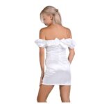 Къса бяла рокля Yoncy - Image 5