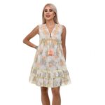 Дамска цветна рокля Yoncy