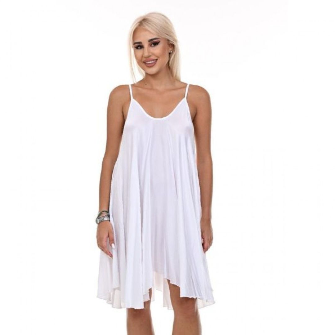 3-2 Дамска сатенирана рокля Yoncy - Image 1