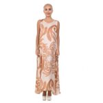 Дълга дамска рокля Yoncy