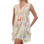 Дамска цветна рокля Yoncy - Image 8