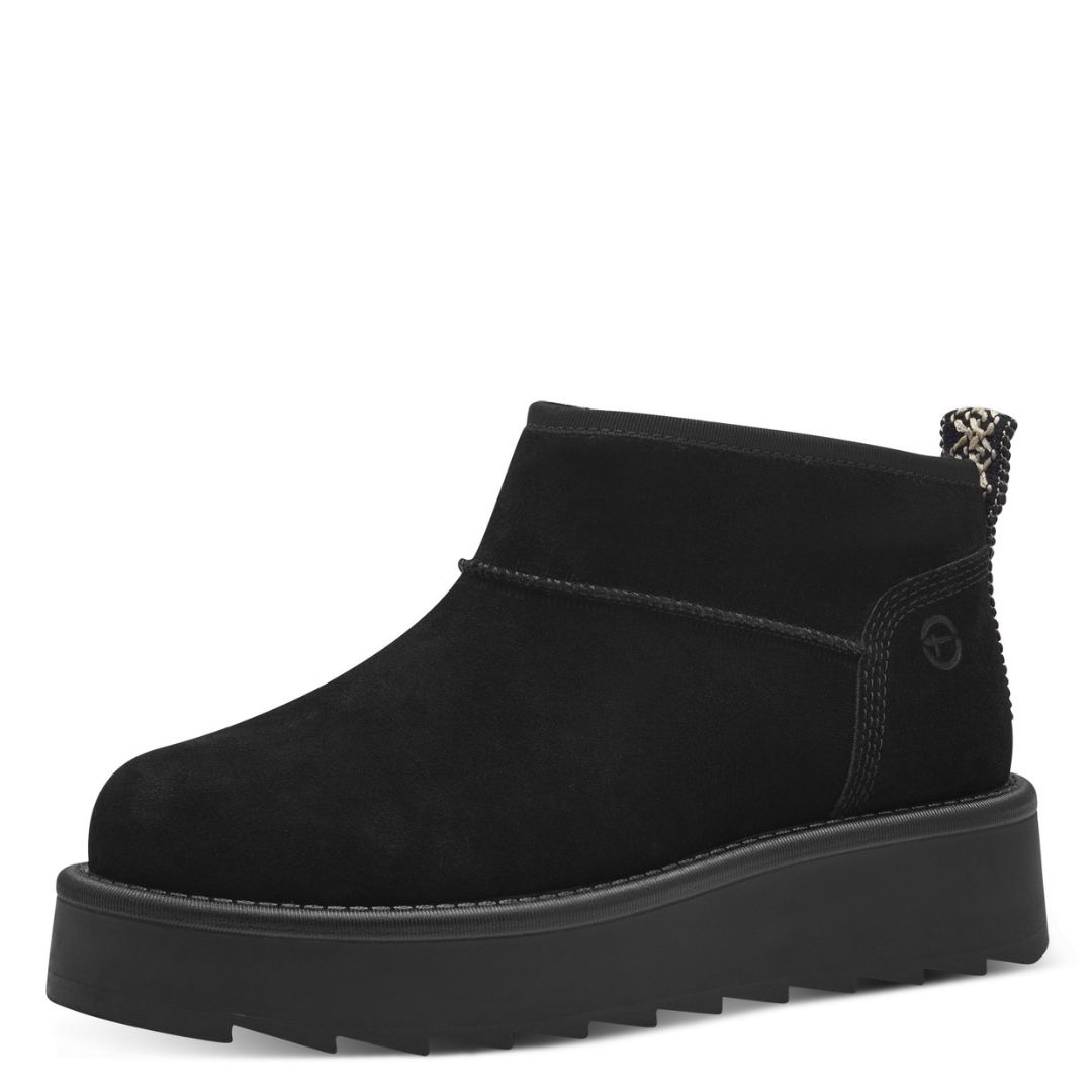 4-38 Дамски боти Tamaris Touch it естествен велур черни - Image 1