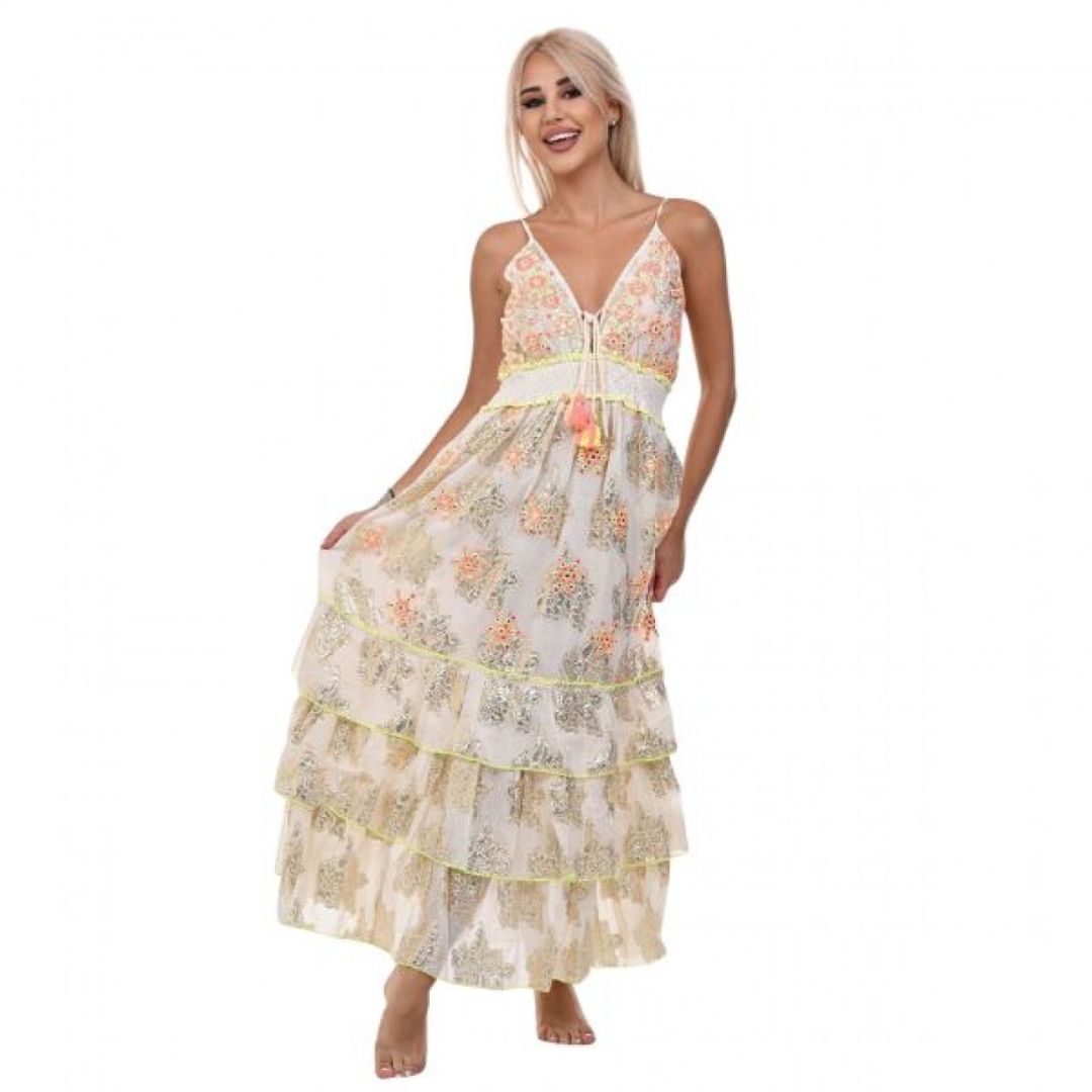 4-4 Дълга дамска ракля Yoncy - Image 1