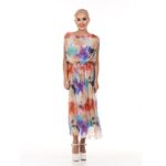 Дамска цветна рокля Yoncy - Image 2