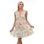 Дамска цветна рокля Yoncy - Image 7