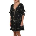 Дамска лятна рокля Yoncy черна - Image 2