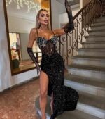 Елегантна дамска рокля Yoncy - Image 4