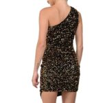 Елегантна рокля Yoncy златиста - Image 11