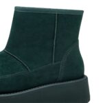 Дамски боти Tamaris Touch it естествен велур зелени - Image 6