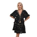 Дамска лятна рокля Yoncy черна - Image 5