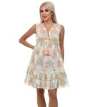 Дамска цветна рокля Yoncy - Image 9