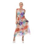 Дамска цветна рокля Yoncy - Image 14