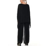 Дамски панталон Yoncy черен - Image 7