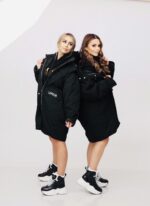 Дамско дълго яке Yoncy черно - Image 5