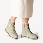 Дамски ежедневни боти Tamaris Duo-Tex бежови