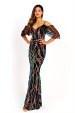 Дълга елегантна рокля Yoncy - Image 10