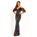 Дълга елегантна рокля Yoncy - Image 6