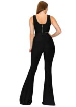 Елегантен дамски комплект Yoncy черен - Image 9