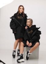 Дамско дълго яке Yoncy черно - Image 6