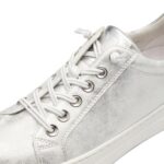 Дамски спортни обувки Marco Tozzi FEEL ME сребристи - Image 4