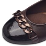 Дамски обувки Jana ширина H тъмно кафяви - Image 5