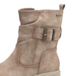 Дамски боти JANA VEGAN TEX ширина-H Бежови - Image 3