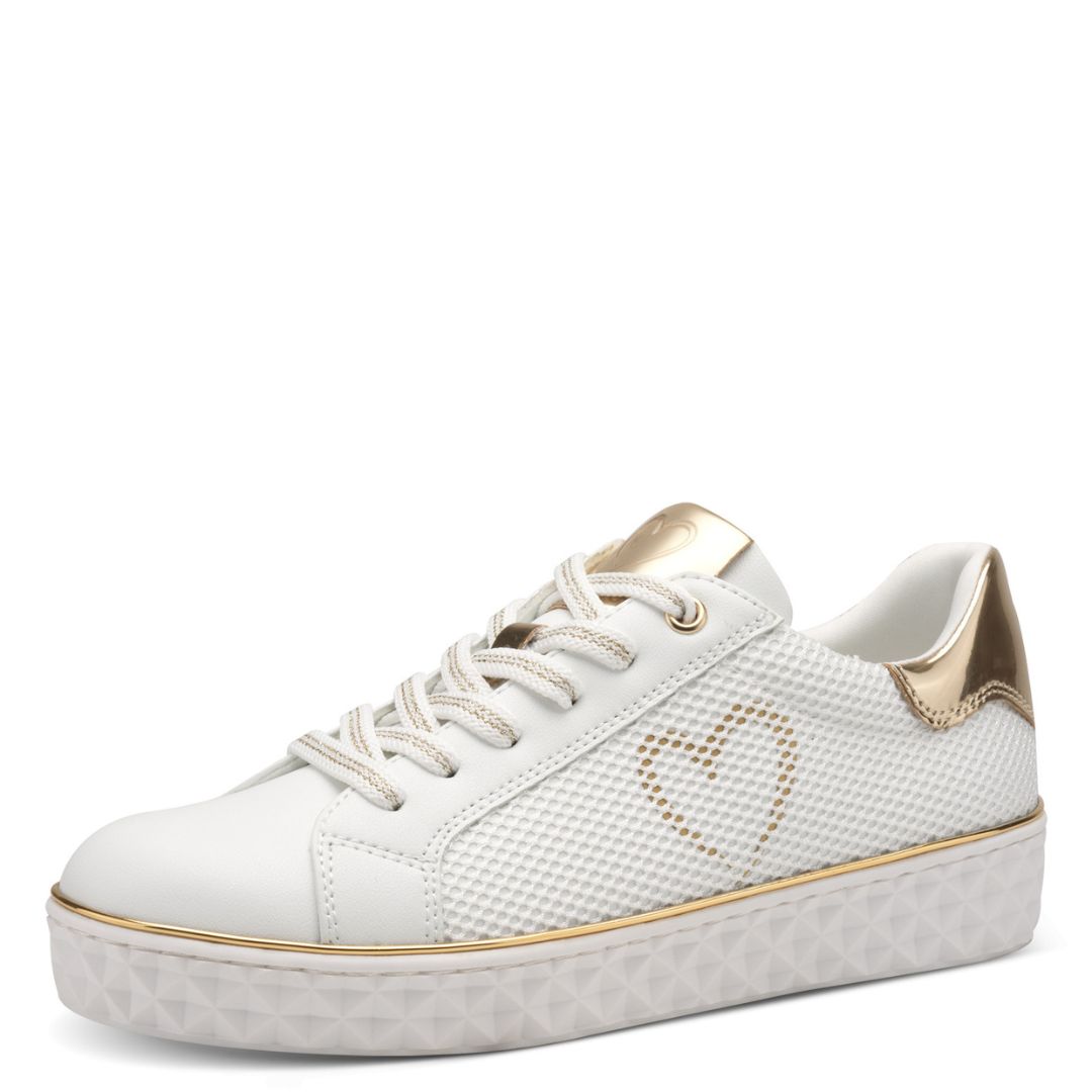 4-19 Дамски спортни обувки Marco Tozzi FEEL ME бели - Image 1