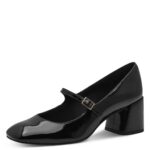Дамски обувки Marco Tozzi FEEL ME черни лак