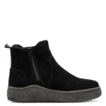 Дамски велурени боти Tamaris COMFORT- WarmInsole+TEX-Wide Fite- черни - Image 3