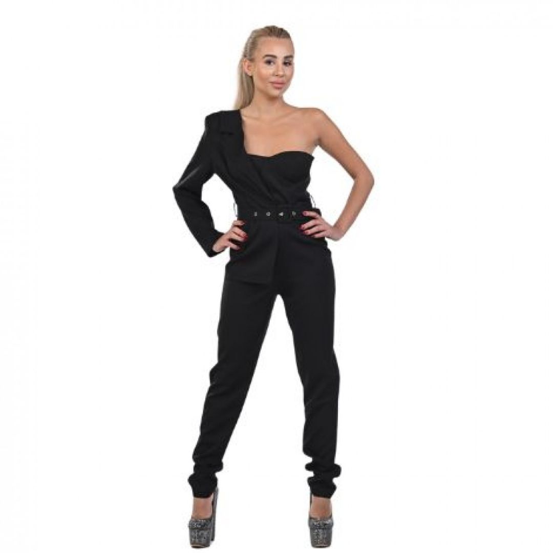 5-15 (1) Елегантен гащеризон Yoncy черен - Image 1