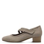 Дамски обувки на ток JANA VEGAN -ширина H - сиви - Image 2