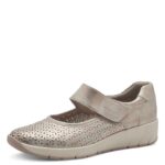 Дамски ежедневни обувки JANA VEGAN ширина H -розови/ златисти