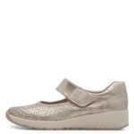 Дамски ежедневни обувки JANA VEGAN ширина H -розови/ златисти - Image 2