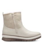 Дамски боти JANA TEX VEGAN-ширина H-Бежови - Image 3