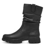 Дамски кожени боти Tamaris COMFORT-Warm Insole+TEX -Wide Fit- черни - Image 2