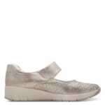 Дамски ежедневни обувки JANA VEGAN ширина H -розови/ златисти - Image 3