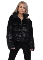 Дамско яке YONCY- черно