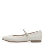 Дамски обувки Tamaris балерина Touch it слонова кост - Image 2