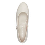 Дамски обувки Tamaris балерина Touch it слонова кост - Image 3