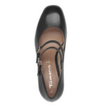 Дамски обувки на среден ток Tamaris ANTISLIDE черни - Image 3