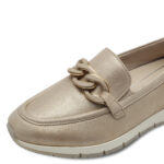 Дамски равни обувки Tamaris Comfort Lining естествена кожа бежови - Image 5