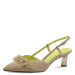 Дамски елегантни обувки на ток Tamaris Touch it бежови - Image 2