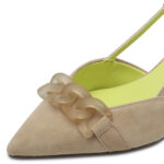 Дамски елегантни обувки на ток Tamaris Touch it бежови - Image 6