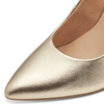 Дамски обувки на висок ток Marco Tozzi FEEL ME- златисти - Image 5