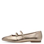 Дамски обувки Tamaris балерина Touch it златиста - Image 3