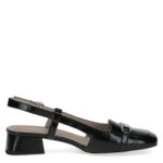 Дамски обувки Caprice естествен лак черни - Image 5